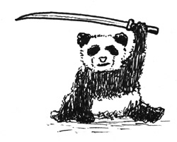 Panda and Sword